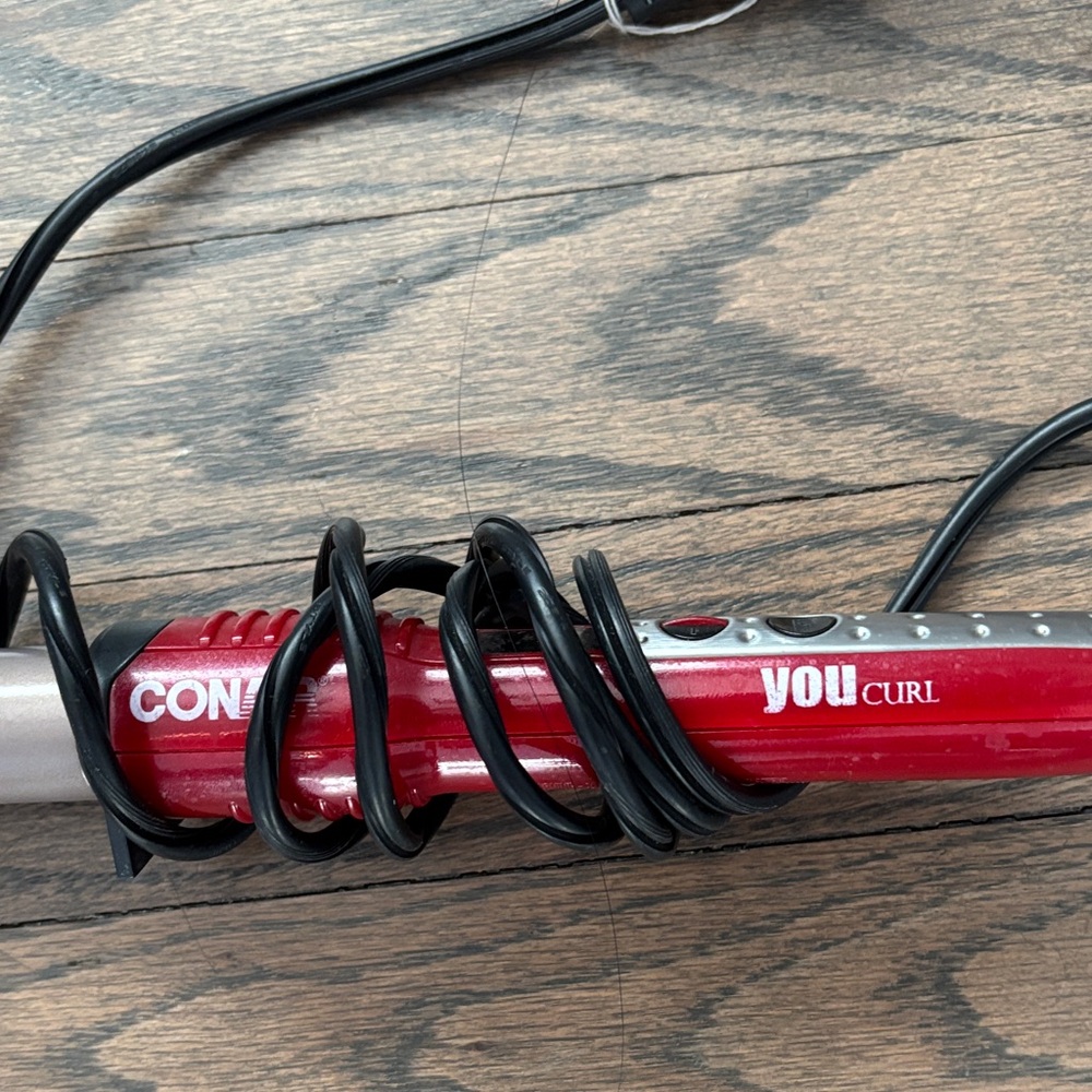 Conair Red and Silver Curling Wand - Women Hair Tools - Picture 6 of 6